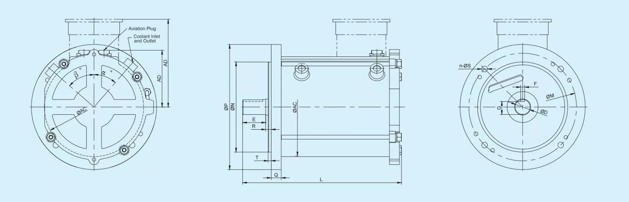 IE4 Water Cooled Induction Motor